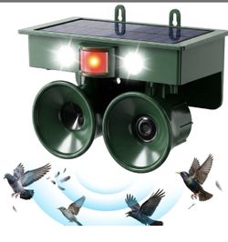 Solar Ultrasonic Bird Repellent Devices Outdoor Woodpecker Deterrent