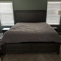 King Size Bed Frame and Mattress 