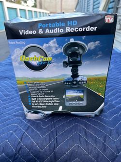 NEW Dash Cam PRO Portable HD Video & Audio Recorder - As Seen On TV  Black