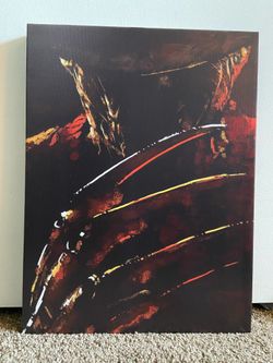 Spirit Halloween Horror Nightmare on Elm Street Wall Canvas