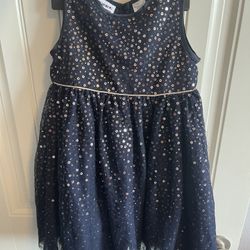 Girls Blue sequin dress Size 6