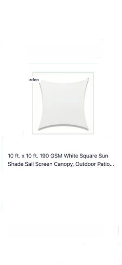 Sun shade sail