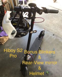 UPGRADED 23mph Adult Electric Scooter + charger + helmet