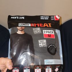 Men's Long Sleeve Crew Neck Medium 32° HEAT