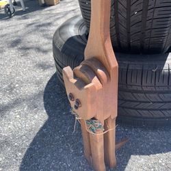 Real Solid Wood made Cat (Decoration Piece)