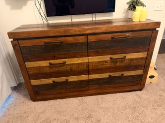 Wooden dresser Cindy Crawford Collection