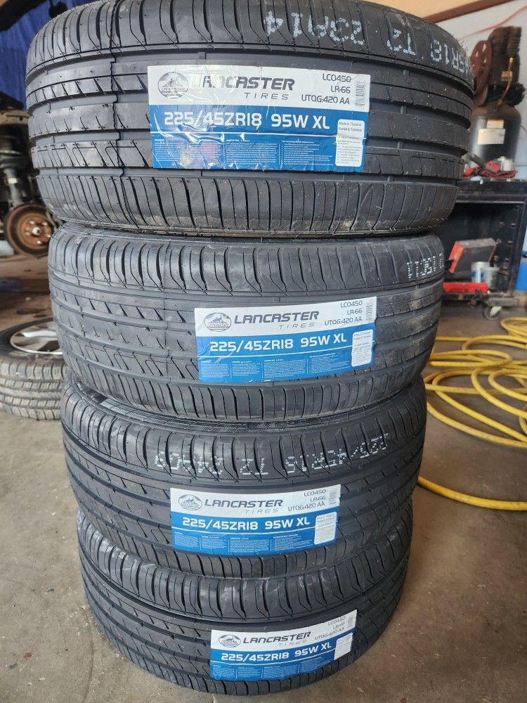 225/45/18 NEW TIRES