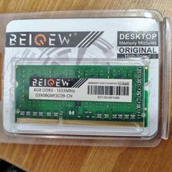 8 GB DDR 3 Laptop RAM 