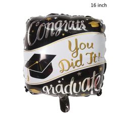 Foil Graduation Balloons 18” Quantity Of 5 