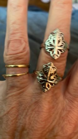 Cross Rings Size 9 and 10 $9 Each