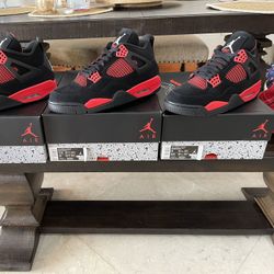 Jordan Retro 4 Red Thunder 