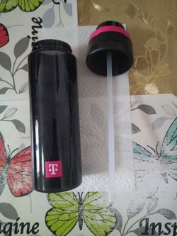 Black T-Mobile water bottle