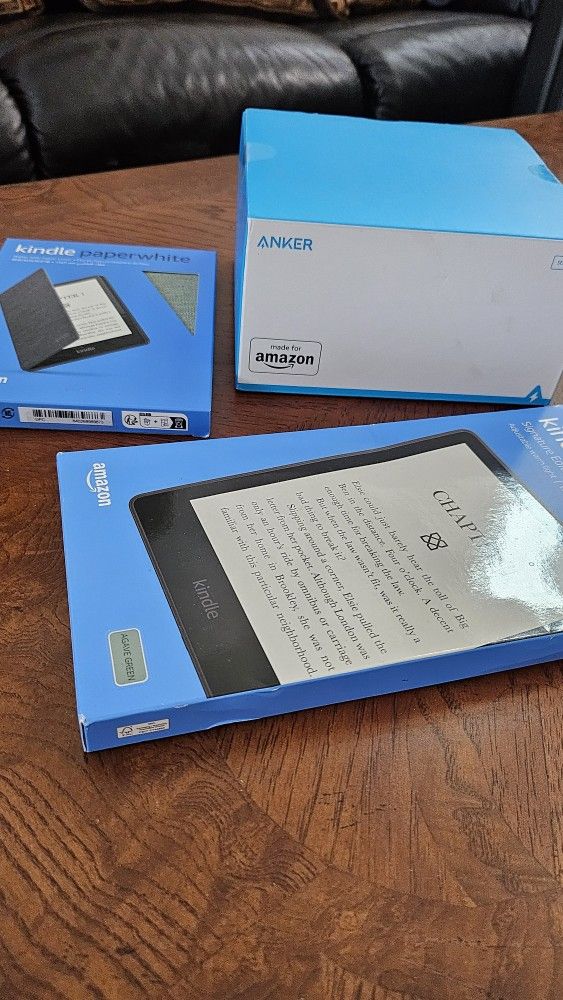 Kindle Paperwhite Signature Edition 32gb Bundle With Case And Wireless Charger
