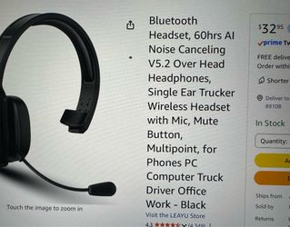 Bluetooth Headset 60 hours Ai Canceling