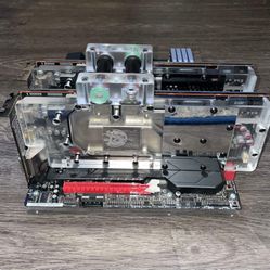 Watercooled Asus PC 2x290 AMD Intel 