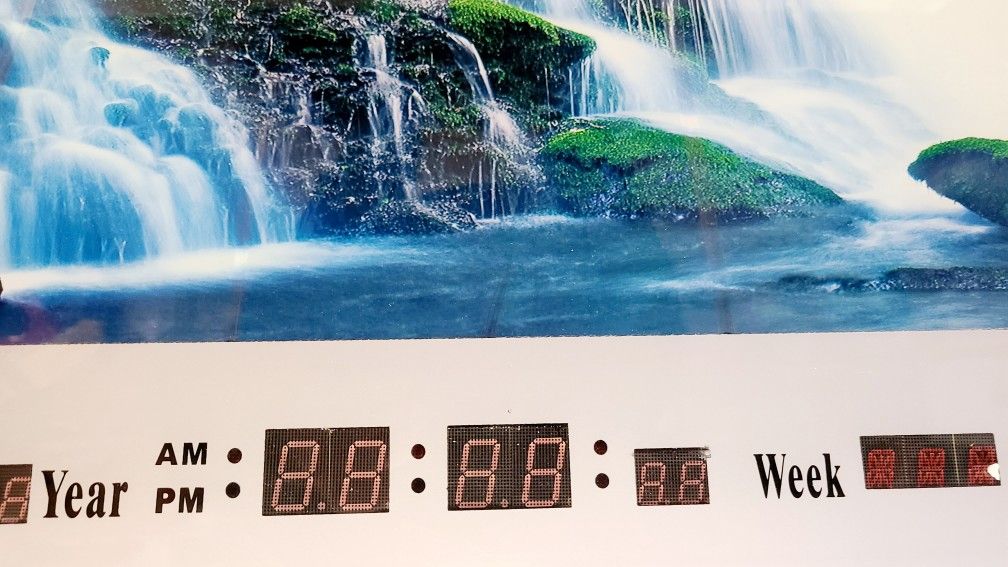 Motion Image Lamp Moving Waterfall Picture Light