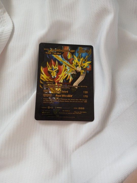 Pokémon Card Zacian And Zamazenta Gx
