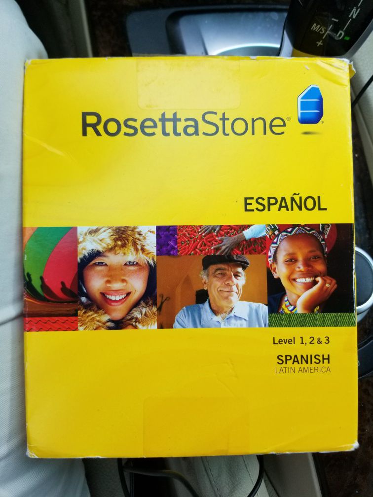 Rosetta Stone version 3 Spanish levels 1-3 language software