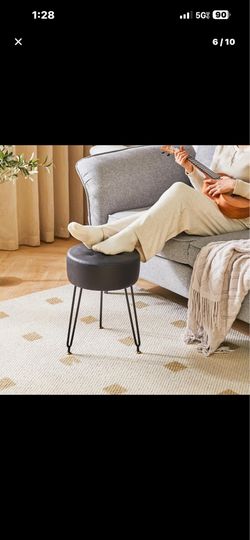 Leather Round Chair