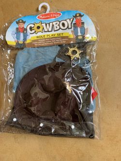 Disfraz de cow boy size 3-5 esta nuevo