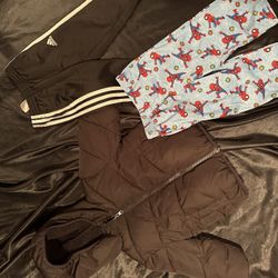 Bag Filled With 2t 3t 4t Toddler Boys Clothing And 6c Shoes 