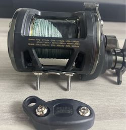 Penn squall ll 20lw conventional reel with new 50lb braid