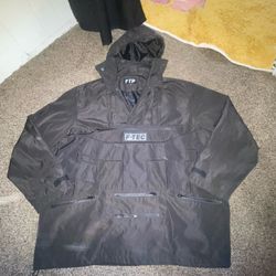 FTP F-TEC ANORAK JACKET (Black) size XL