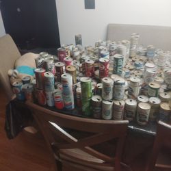 Collectors Cans Beer And Soda From 1950s And Up