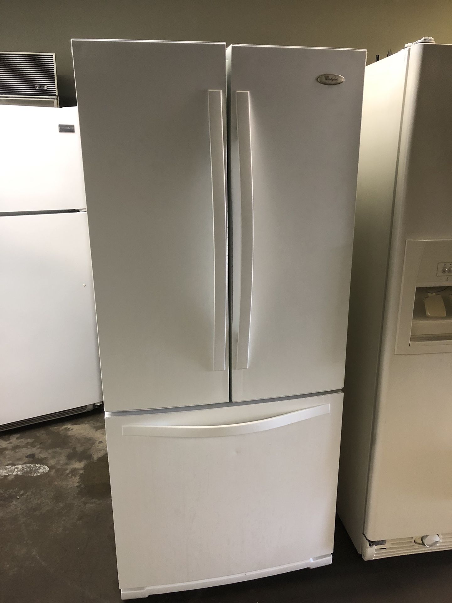 Whirlpool 30” French Style Refrigerator With Indoor Ice Maker 