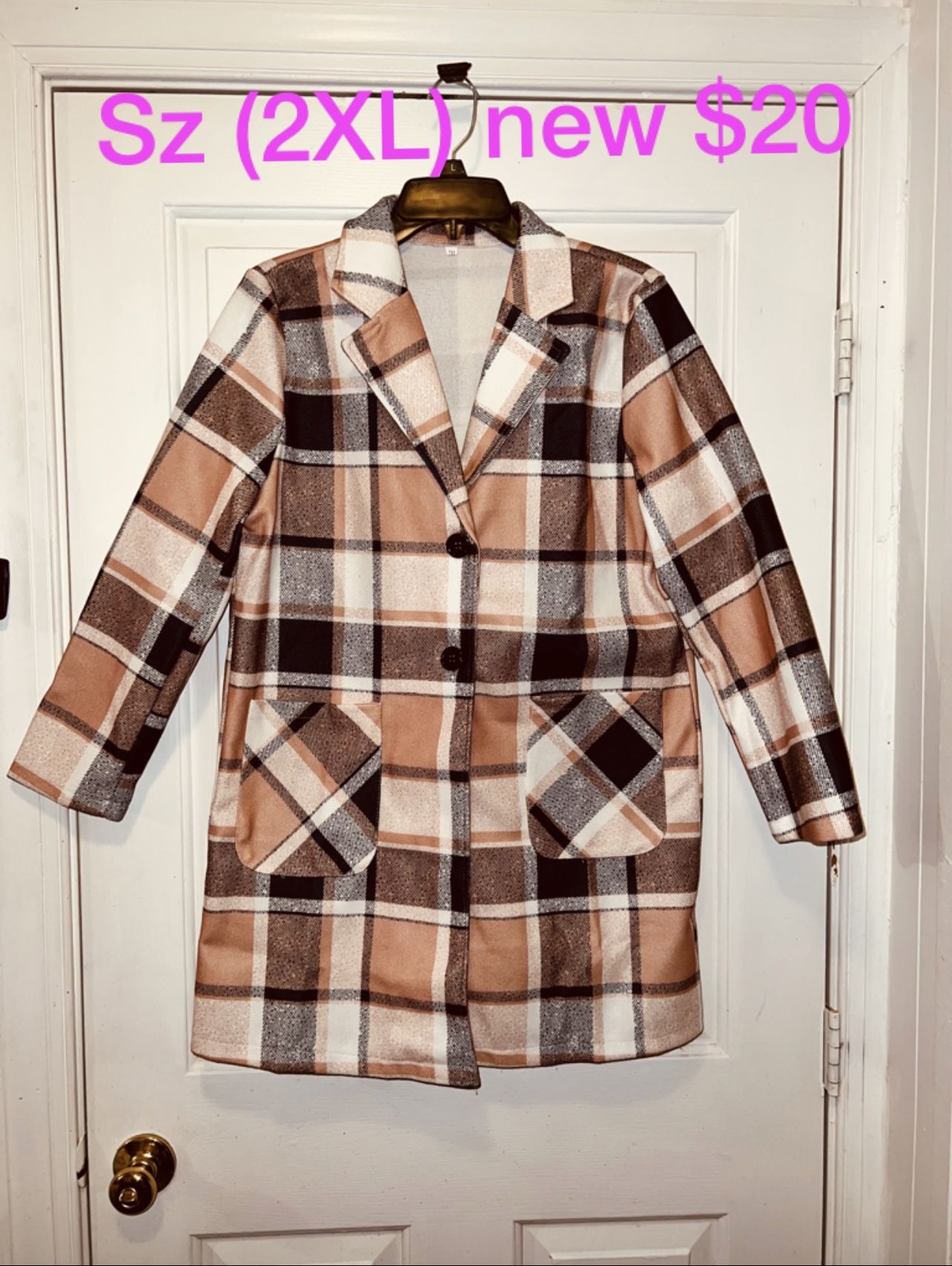 Nice coat size(2XL) like (XL) new only $20