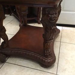Lion Head Side Table