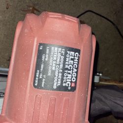 Chicago electric power tools 12 inch double bevel sliding compound miter saw with laser guide