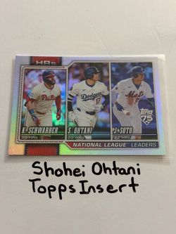 Shohei Ohtani Los Angeles Dodgers All-Star DH Topps Short Print Insert Card.