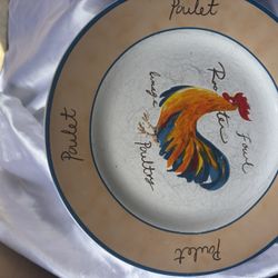 Rooster Medium Size Plates