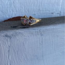 14 Kt   Princess Cut .68 Carat