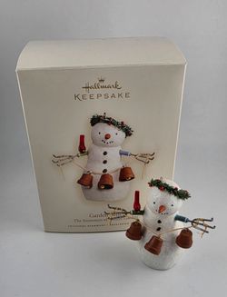 Hallmark Keepsake Ornament 2007 Garden Bells - The Snowmen of Winter Garden