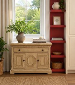 Beautiful hardwood SIDEBOARD OR MEDIA CABINET