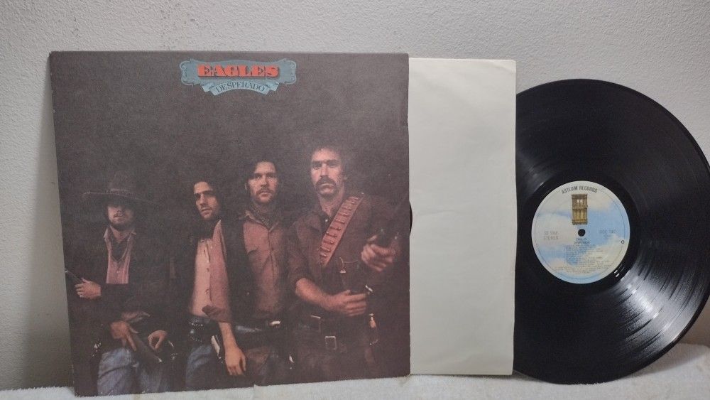 The EAGLES Desperado 1973 Original Textured Cover Asylum Records LP