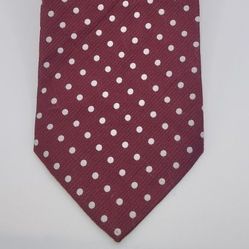 54x3.5 Unbranded Red White Pokla Dot Necktie Polyester 