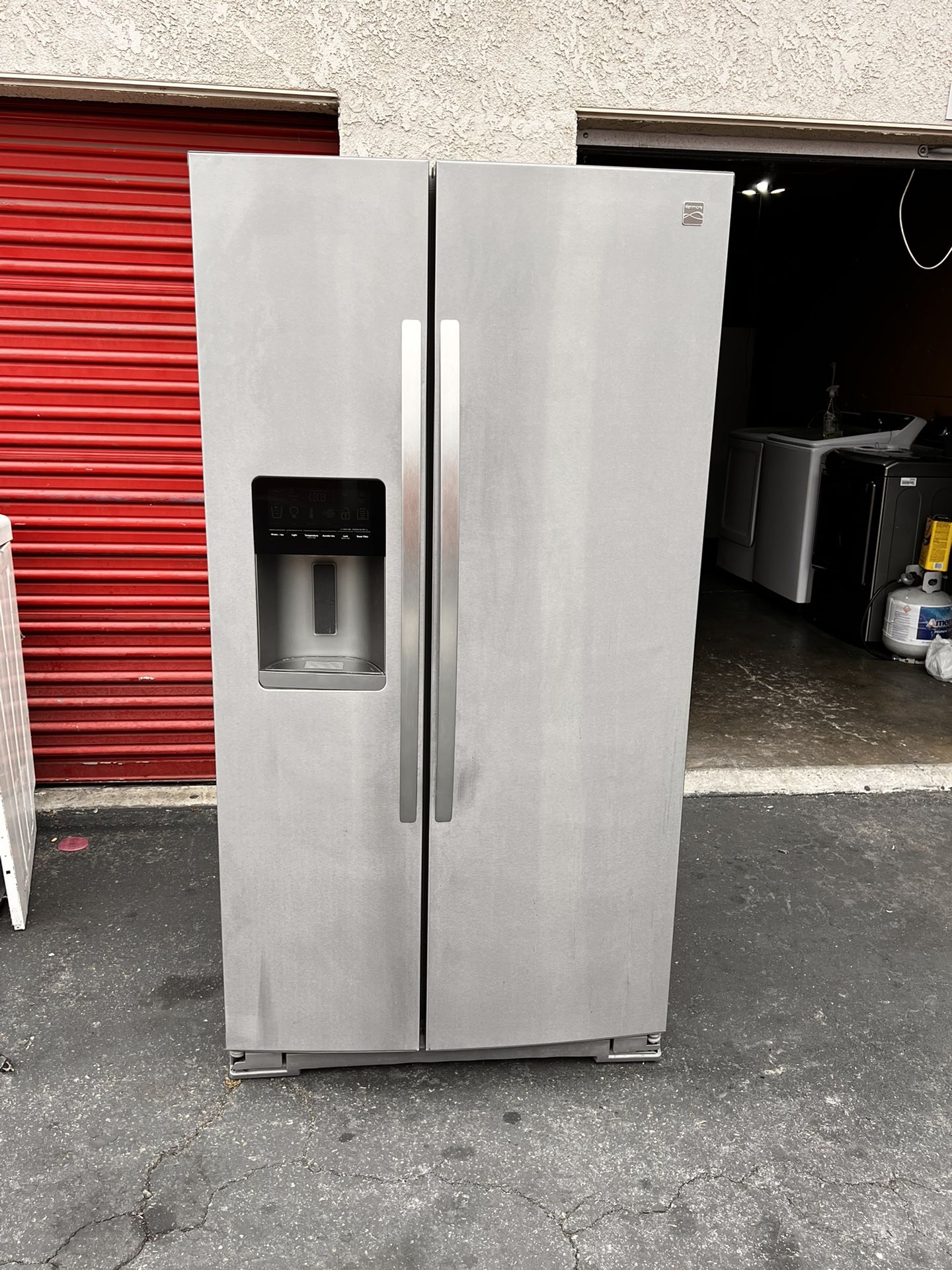 Kenmore Side By Side Counter Depth Stainless Steel Refrigerator 