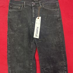 Black Purple Brand Jeans