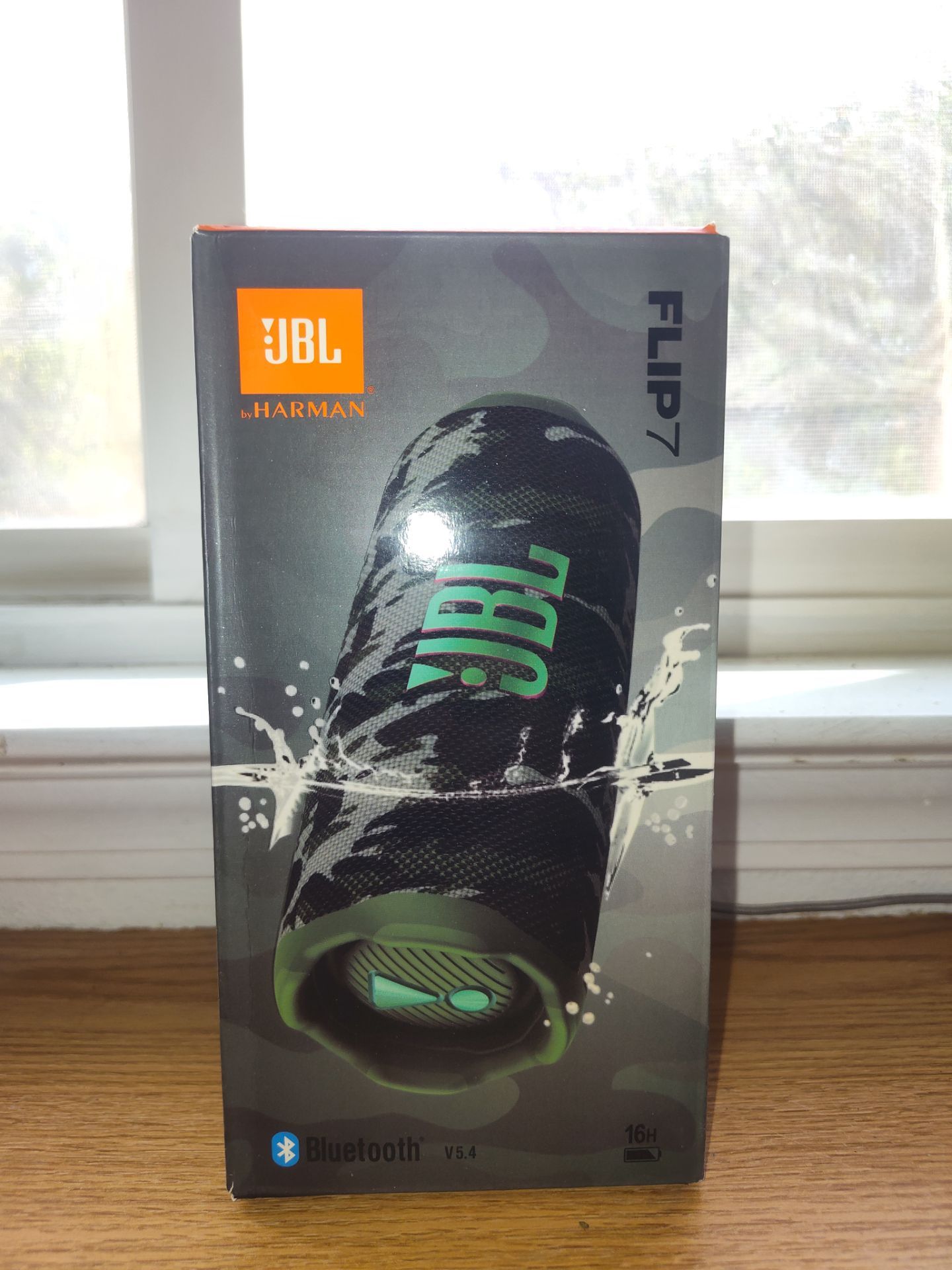 JBL Flip 7 Mini Portable Wireless Bluetooth Outdoor Stereo camo