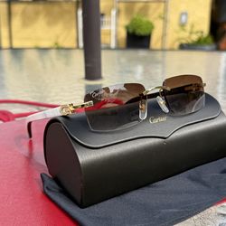 Cartier White Buffalo Horn Glasses