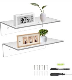 Estante de acrílico transparente - acrylic wall shelf