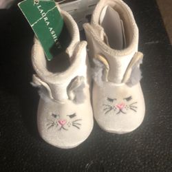 Laura Ashley Little Bunny Shoes Sz 2C