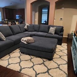 Can Deliver Living Spaces Sectional