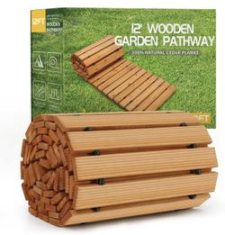 RELIANCER 12' Wooden Garden Pathway