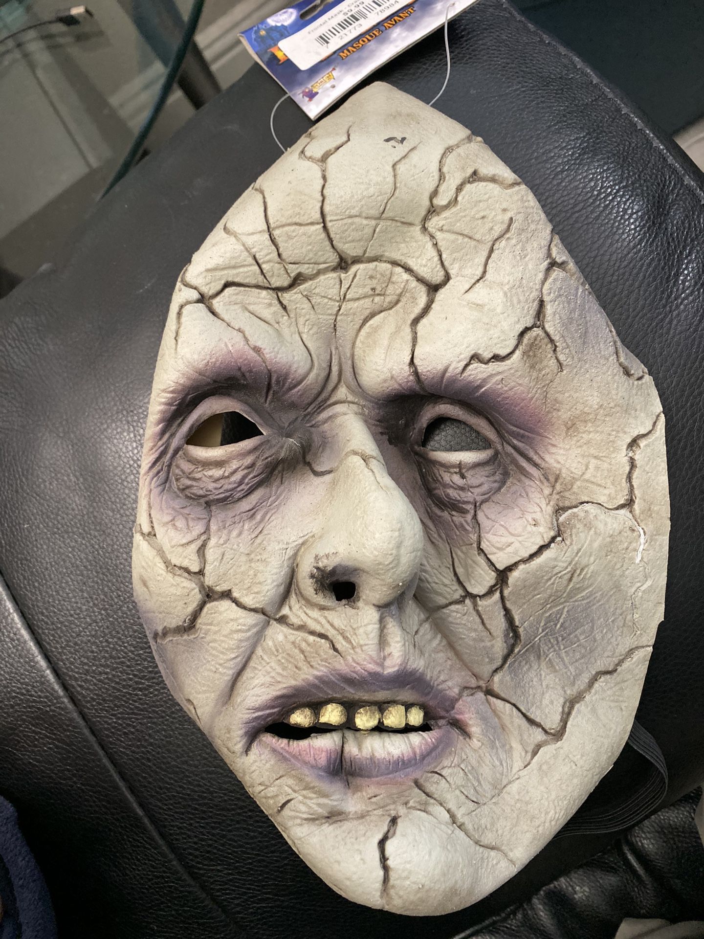 New Adult Size Cracked Zombie Halloween Mask!