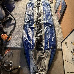 **L@@K @ Sea Eagle 380X Explorer Inflatable Kayak**Like New + Pump & Accesories*Pro Carbon Package**