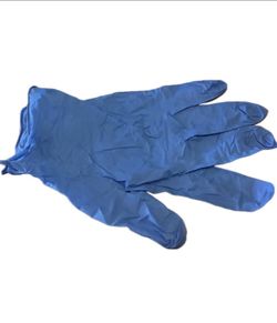 Nitrile powder free examen gloves